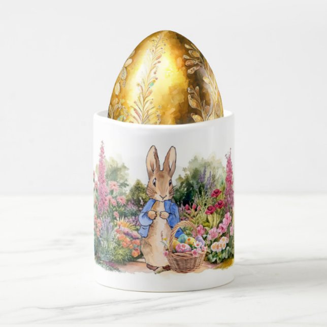 Taza De Café Conejo de Pascua Clásico (Subido por el creador)