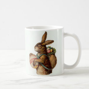 Taza De Café Conejo de Pascua con huevos