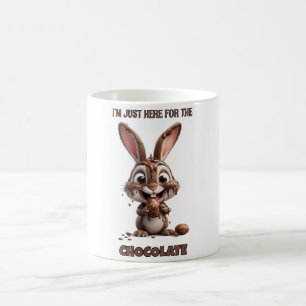 Taza De Café Conejo de Pascua Divertido – Diseño de Pascua Lind