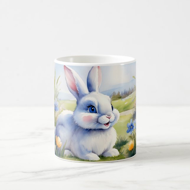 Taza De Café Conejo de Pascua en un jardín, Pascua (Centro)