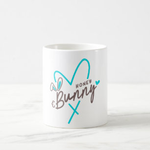 Taza De Café Conejo de Pascua Familiar a Juego