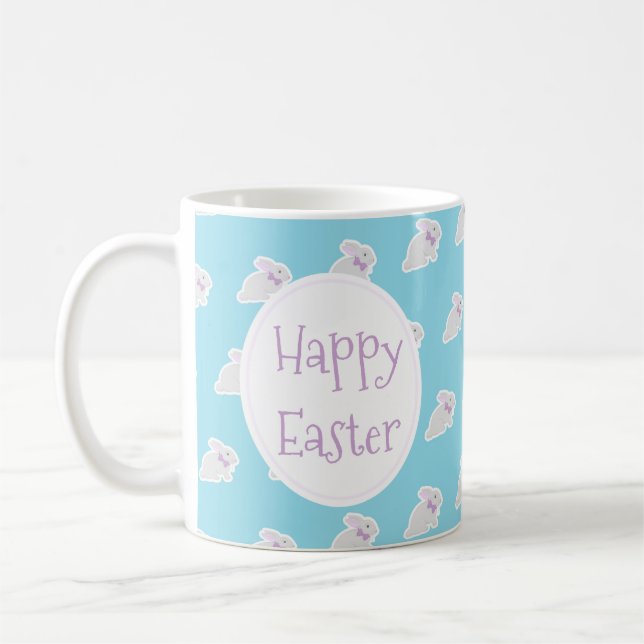 Taza De Café Conejo de Pascua | Feliz Pascua (Izquierda)