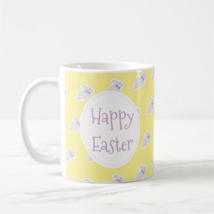 Taza De Café Conejo de Pascua Feliz Pascua