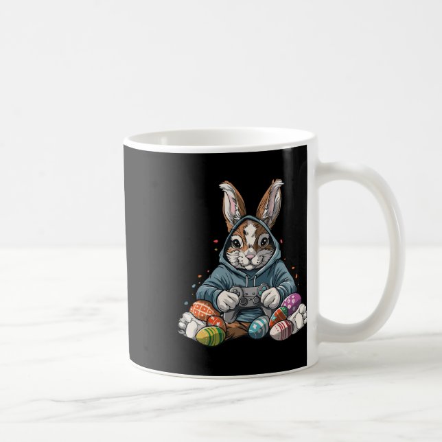 Taza De Café Conejo de Pascua Huevo Divertido Chicos Chicas Niñ (Derecha)
