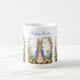 Taza De Café Conejo de Pascua Huevos de Pascua