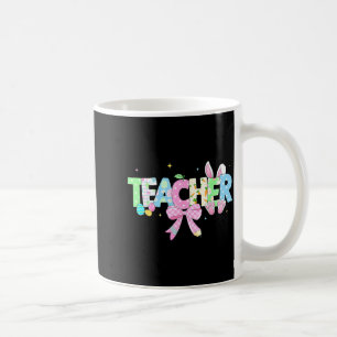 Taza De Café Conejo divertido maestro de Pascua huevo para maes