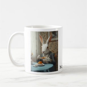 Taza De Café Conejo elegante a la hora del té