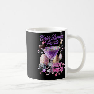 Taza De Café Conejo Feliz de Pascua Favorito Desastre Caliente 