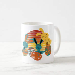 Taza De Café Conejo feliz, Huevo de Pascua, lindo