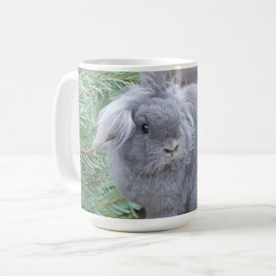 Taza De Café Conejo gris liso