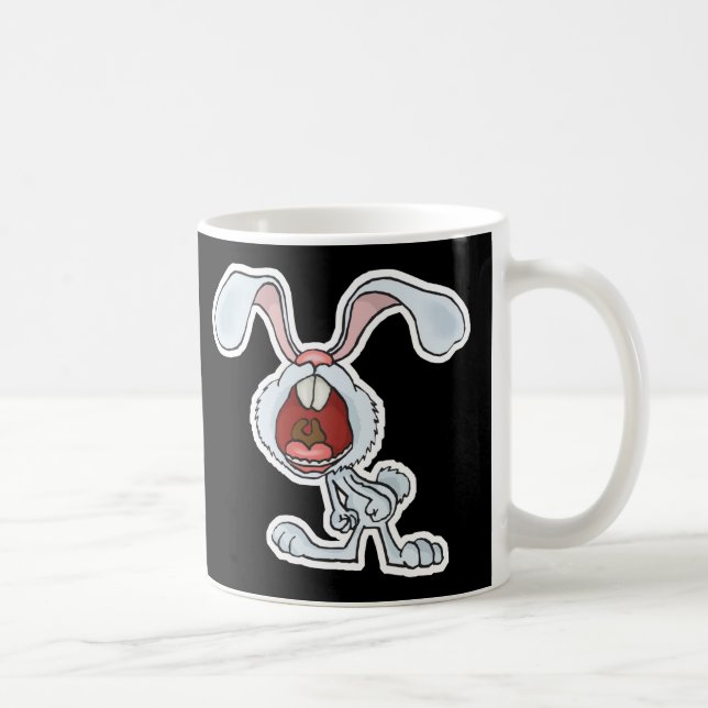Taza De Café conejo gruñón gritón (Derecha)