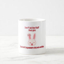 Taza De Café Conejo Guiñando – Diseño de Poder Animal
