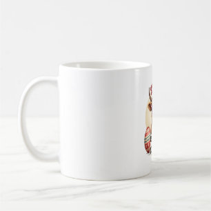 Taza De Café Conejo lindo vaca de las Highlands de Pascua vinta