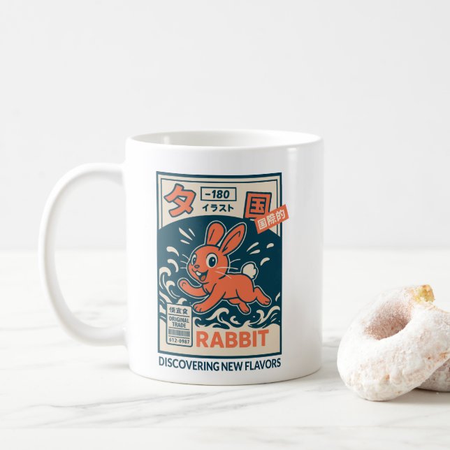 Taza De Café Conejo Manga (Con donut)