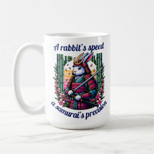 Taza De Café Conejo Samurai en Bambú
