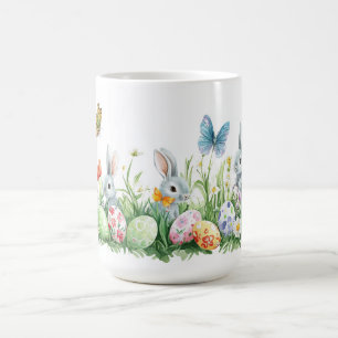 Taza De Café Conejos de Pascua alegres