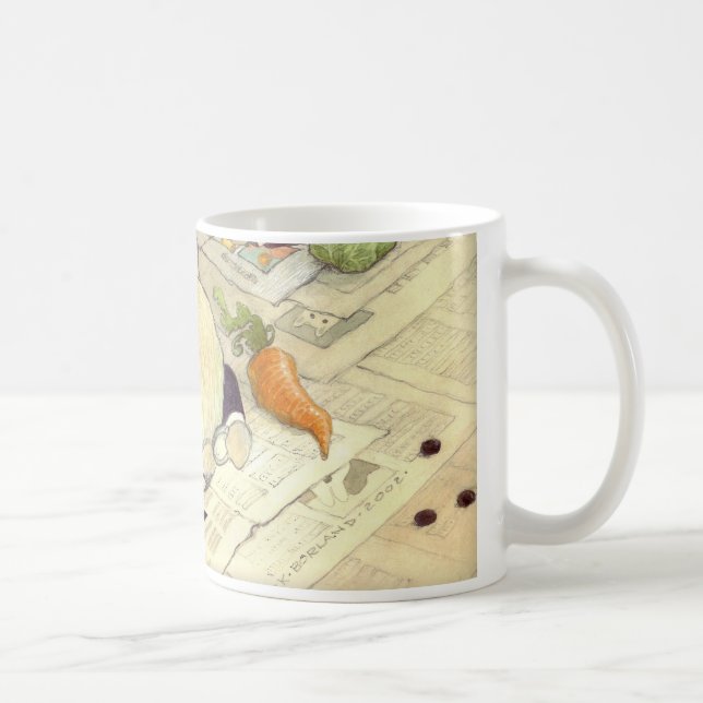 Taza De Café conejos del crucigrama (Derecha)
