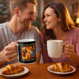 Taza De Café Conexión de Café Virtual