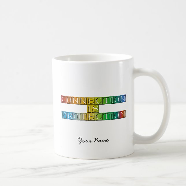 Taza De Café Conexión es Protección - CNiPN01 (Derecha)