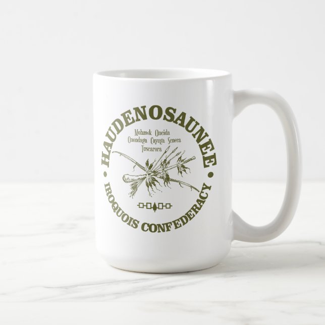 Taza De Café Confederación Iroquesa (Haudenosaunee) (Derecha)
