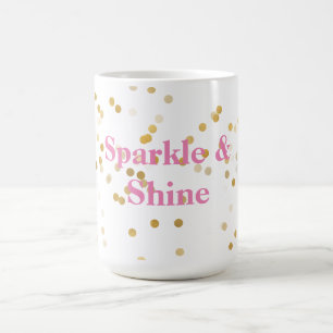Taza De Café Confetán de oro blanco