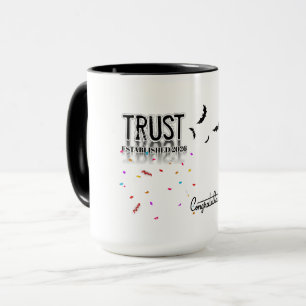 Taza de café Confía en el viaje - Cerámica Inspira