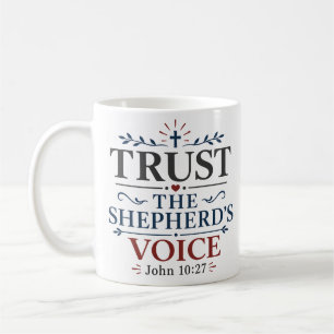 Taza De Café Confía en la Voz de los Pastores Basado en las Esc