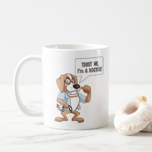 Taza De Café Confía en mí como Médica