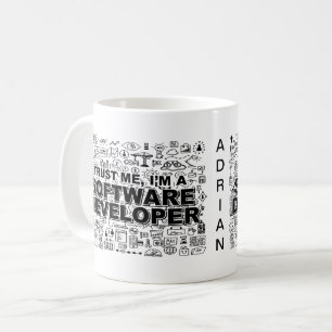 Taza De Café Confía en mí, soy un desarrollador de software