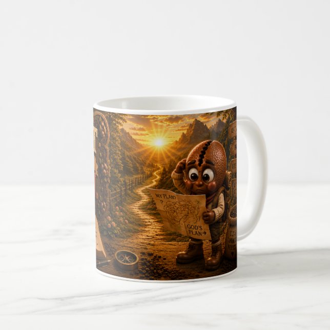 Taza De Café Confía en su plan (Anverso derecho)