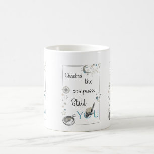 Taza De Café Confía en tu brújula interior. Afirmación de autoc
