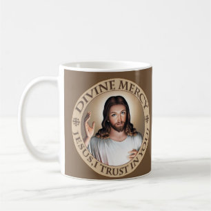 TAZA DE CAFÉ ¡CONFIANZA DIVINA DE JESÚS I DE LA MISERICORDIA 