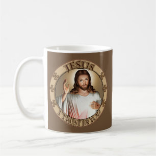 Taza De Café Confianza divina de Jesús I de la misericordia en