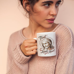 Taza De Café Confianza divina: Jesús alienta la confianza en el
