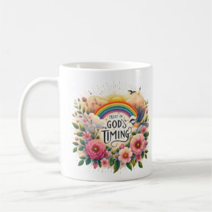 Taza De Café Confianza en el momento de Dios