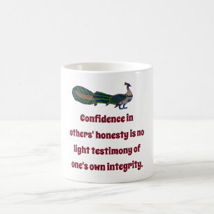 Taza De Café Confianza En La Integridad De Otros - Cita De Conf