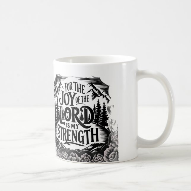 Taza De Café Confiar en el Señor" (Derecha)