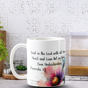 Taza De Café Confiar En El Señor.