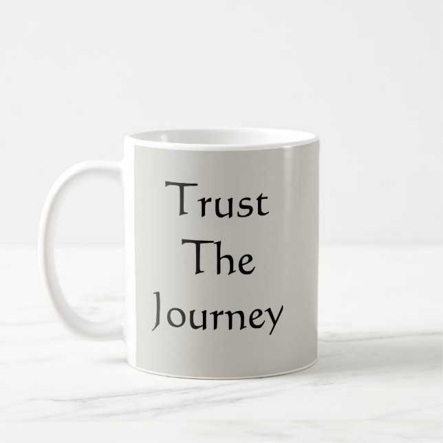 Taza De Café Confiar En El Viaje (Izquierda)
