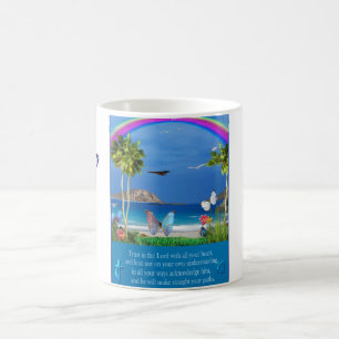 Taza De Café Confiar en los proverbios del Señor 3:5-6 