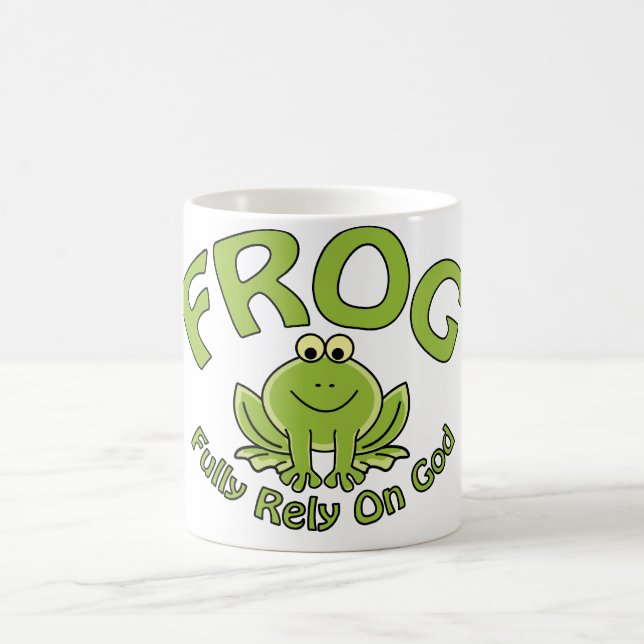 Taza De Café Confiar plenamente en Dios (Centro)