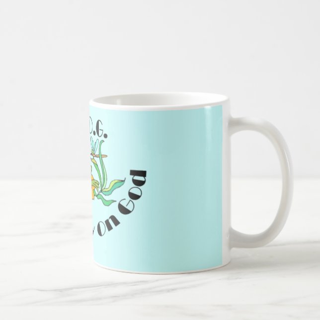 Taza De Café Confíe completamente en dios (Derecha)
