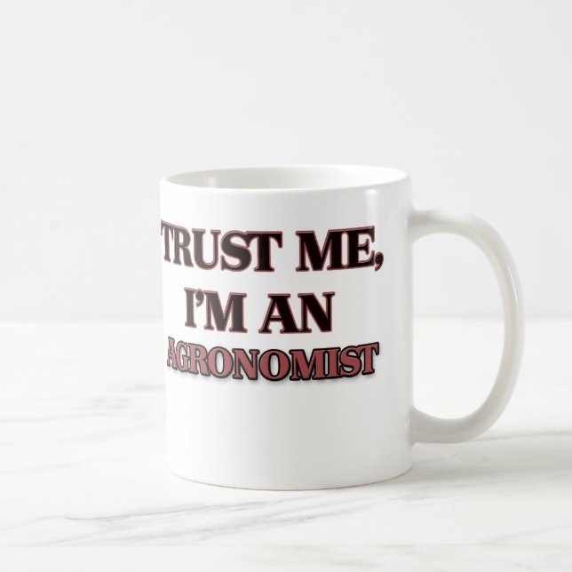 Taza De Café Confíe en que yo es agrónomo (Derecha)