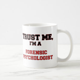 Taza De Café Confíe en que yo es mi psicólogo forense