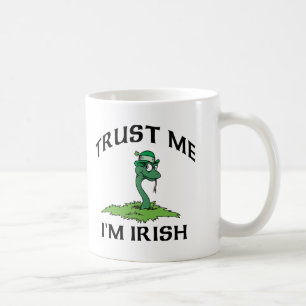Taza De Café Confíe en que yo es regalo irlandés