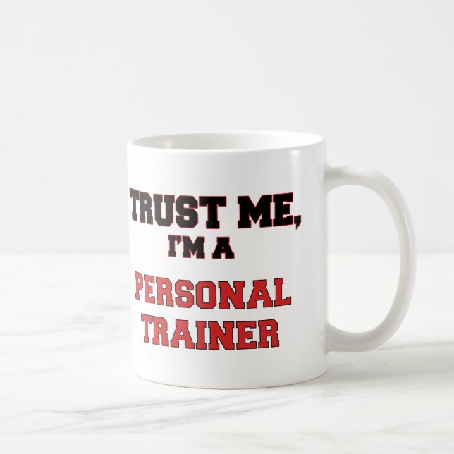 Taza De Café Confíe en que yo es un mi instructor personal (Derecha)