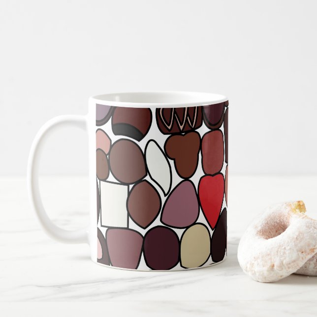 Taza De Café Confitería de dulces de chocolate  (Con donut)