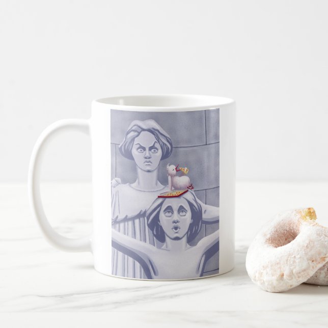 Taza De Café Conflicto de Nueva York (Con donut)