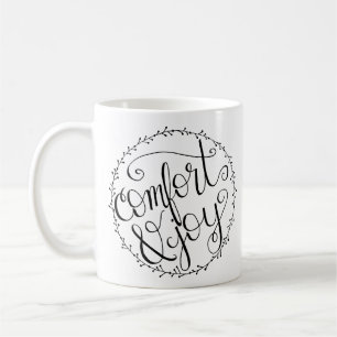Taza De Café Confort y alegría de los Navidades Mug