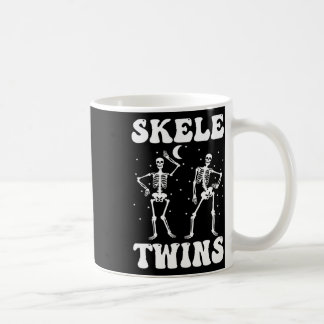 Taza De Café Confrontación de gemelos Halloween Skeletwins dive